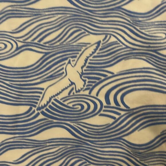 The Beaufort Bonnet Company TBBC Girls Dress Blue Wave Seagull Print Size 6 - Picture 6 of 10